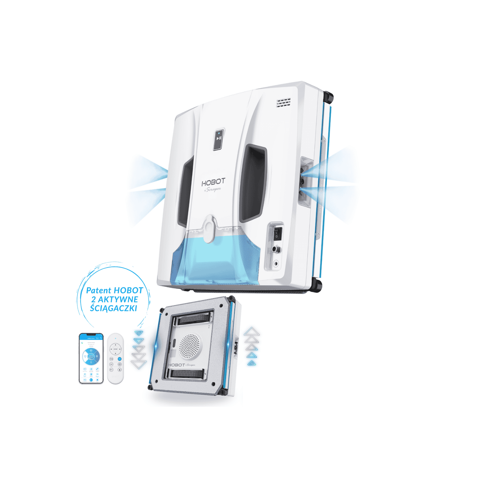 Hobot SP10 iScraper - profesjonalny robot do mycia okien